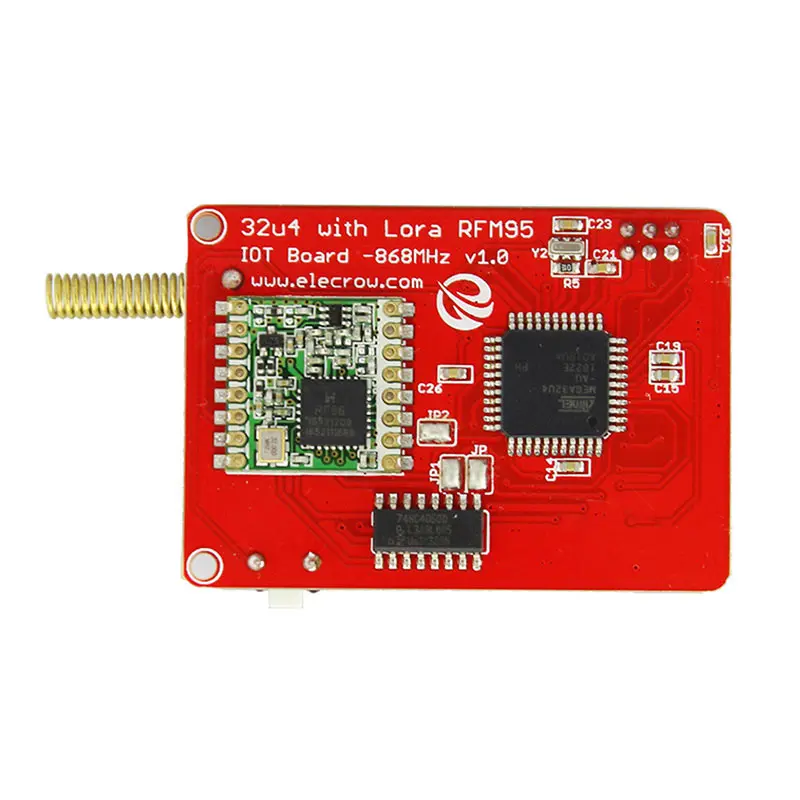 Elecrow Mega 32u4 с Lora RFM95 IOT плата 868 МГц беспроводной транспортный модуль LoRaTM модем DIY комплект дистанционного управления Телеметрия