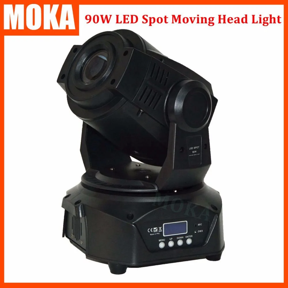 New Arrival led moving head spot 90w DMX 14 Channel Gobo beam moving head led wash Focus 3 Facet Prism Effect 90V-240V