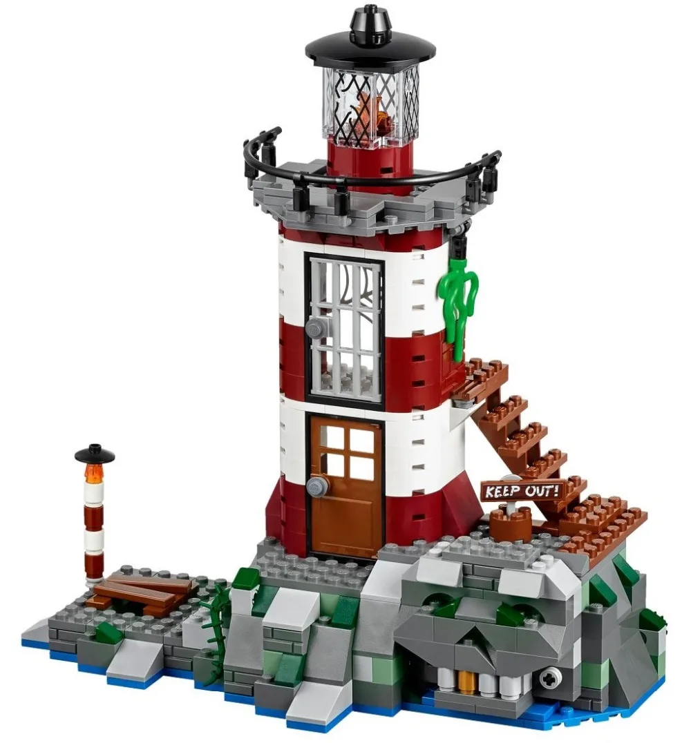BELA Scooby Doo Haunted Lighthouse Building Block Model Kits Scooby Doo Marvel Minifigures Toys Compatible Legoe