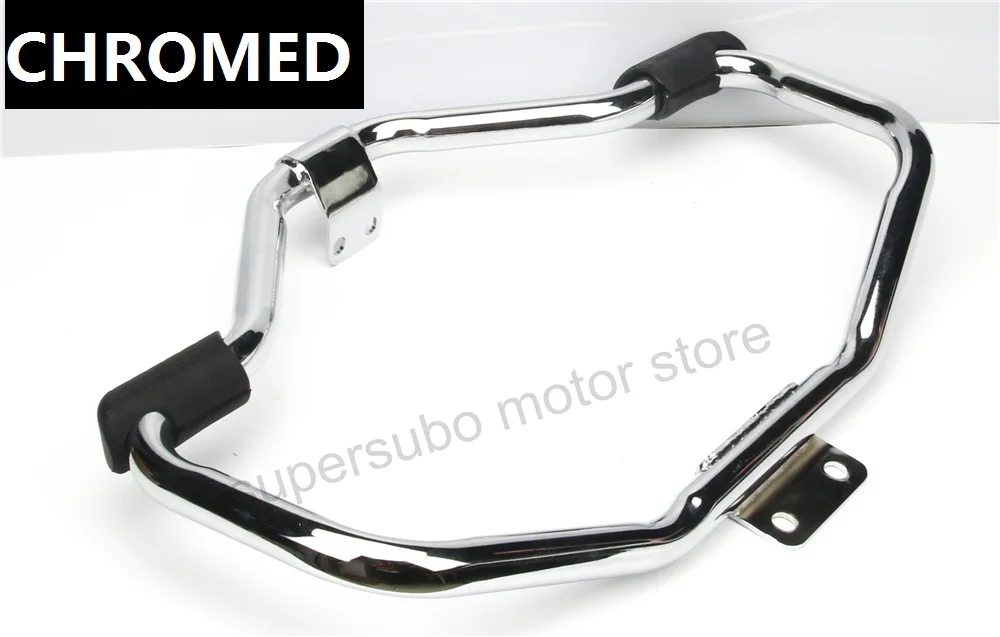 Motorcycle Chromed Mustache Highway Engine Guard Crash Bar For Harley
