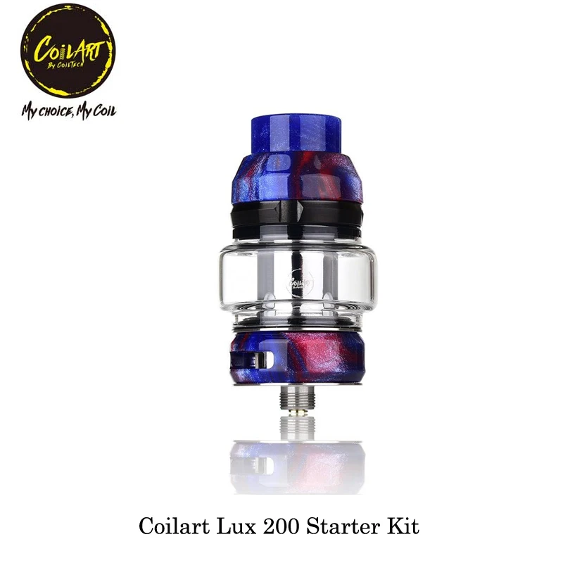 Оригинальная Смола Coilart Lux 200 LUX Вт TC коробка мод электронная сигарета 25 мм с сеткой