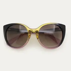 Высокое качество кошачий глаз солнцезащитные очки для женщин для брендовая Дизайнерская обувь Óculos De Sol Feminino Винтаж модные