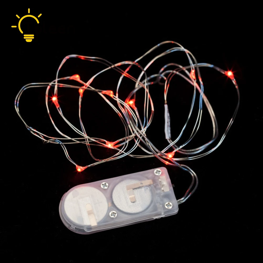 

TSLEEN 20 LED DC 6V CR2032 Coin Cells(not include) Battery Operated Mini Fairy String Light Bedroom Garden Vase Decor