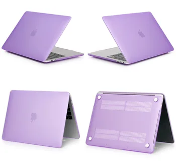 

2019 New Matte Hard Shell Laptop Case For Apple MacBook Air Pro Retina 11 12 13 15 inchs Hard Cover Pro Touch Bar 12 13 15 inch