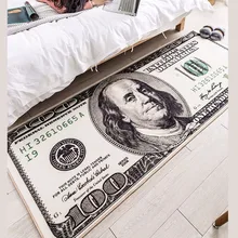 Креативный ковер в виде доллара для крыльца, коридора, полосы, американский коврик для гостиной, спальни, прямоугольный ковер