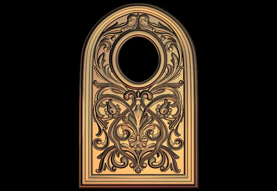 

3D model floor door window relief for CNC router printer Artcam Aspire type3 STL format file M446