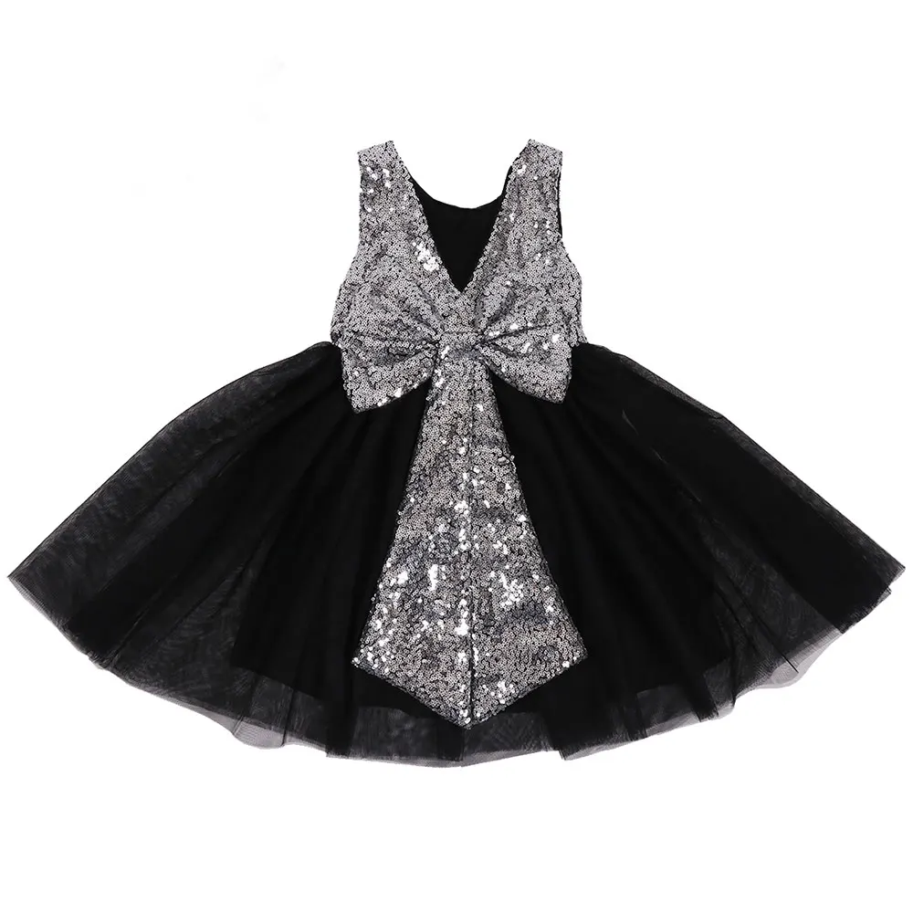 Nursery School Little Girls Wedding Flower Dress Tube Shirts Princess Dress Party Formal Dress for Small Girl