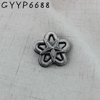 

2-20sets old silver Flowe lock Clasp Turn tuck Lock Handbag Bag Purse genuine leather trunk lock Twist Lock Metal Hardware