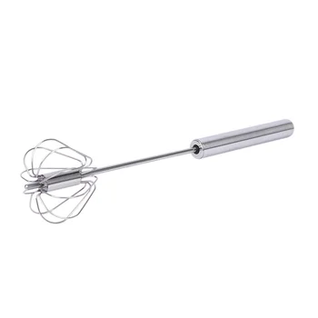 

Semiautomatic Stainless Steel Whisk Manual Press Egg Beaters Mixer Cooking Kitchen Tools Easy Eggs Milk Foamer