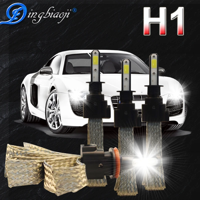 Paio di светодиодный H1 Ha Condotto La Lampadina фара Lampadine 72 W 6400lm/Paire 6000 K S7 Faro Auto 12 v | Автомобили и