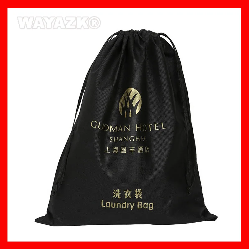 Reutilizável com Cordão Bolsa do Presente Corda com Logotipo Lote Personalizar Eco Friendly Impresso 500 Pçs –