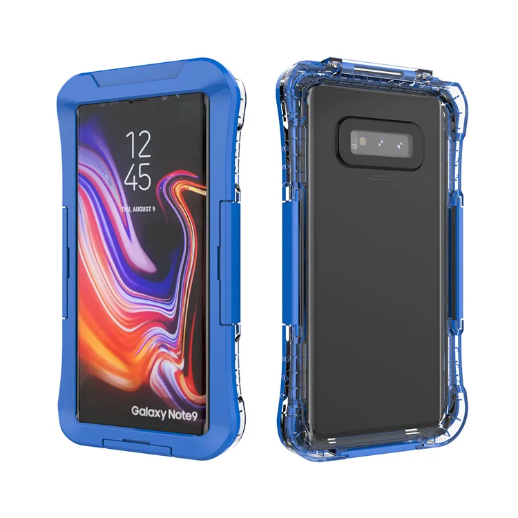 IP68 Водонепроницаемый чехол для samsung Galaxy S10 Plus S10e S8 Note 10 9 S7 edge, водостойкий Чехол для дайвинга, прозрачный противоударный чехол 360