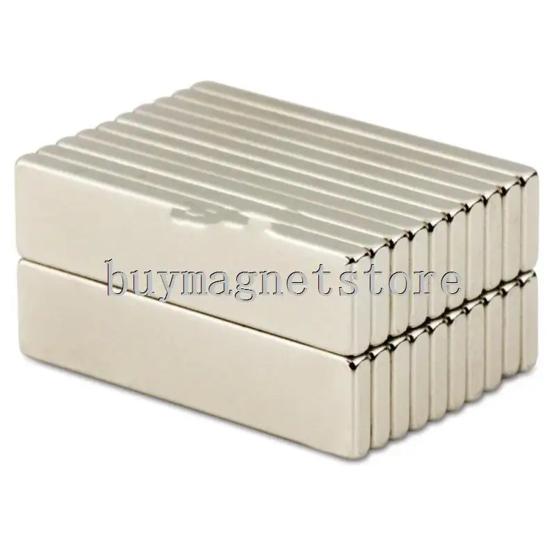 10pcs N35 Bulk Super Strong Strip Block Bar Rare Earth