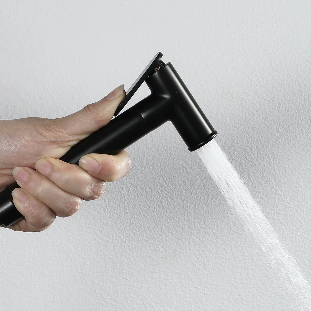 Black Brass Handheld Bidet Spray Cleaning Sprayer Toilet Bidet Faucet Shower Spray With PVC Hose Shower Holder Toilet Cleaner Black Brass Handheld Bidet Spray Cleaning Sprayer Toilet Bidet Faucet Shower Spray With PVC Hose Shower Holder Toilet Cleaner