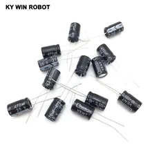 50 шт. Алюминий электролитический конденсатор с алюминиевой крышкой, 470 мкФ, алюминиевая крышка, 25В 8*12 электролитический конденсатор с алюминиевой крышкой, 470 мкФ