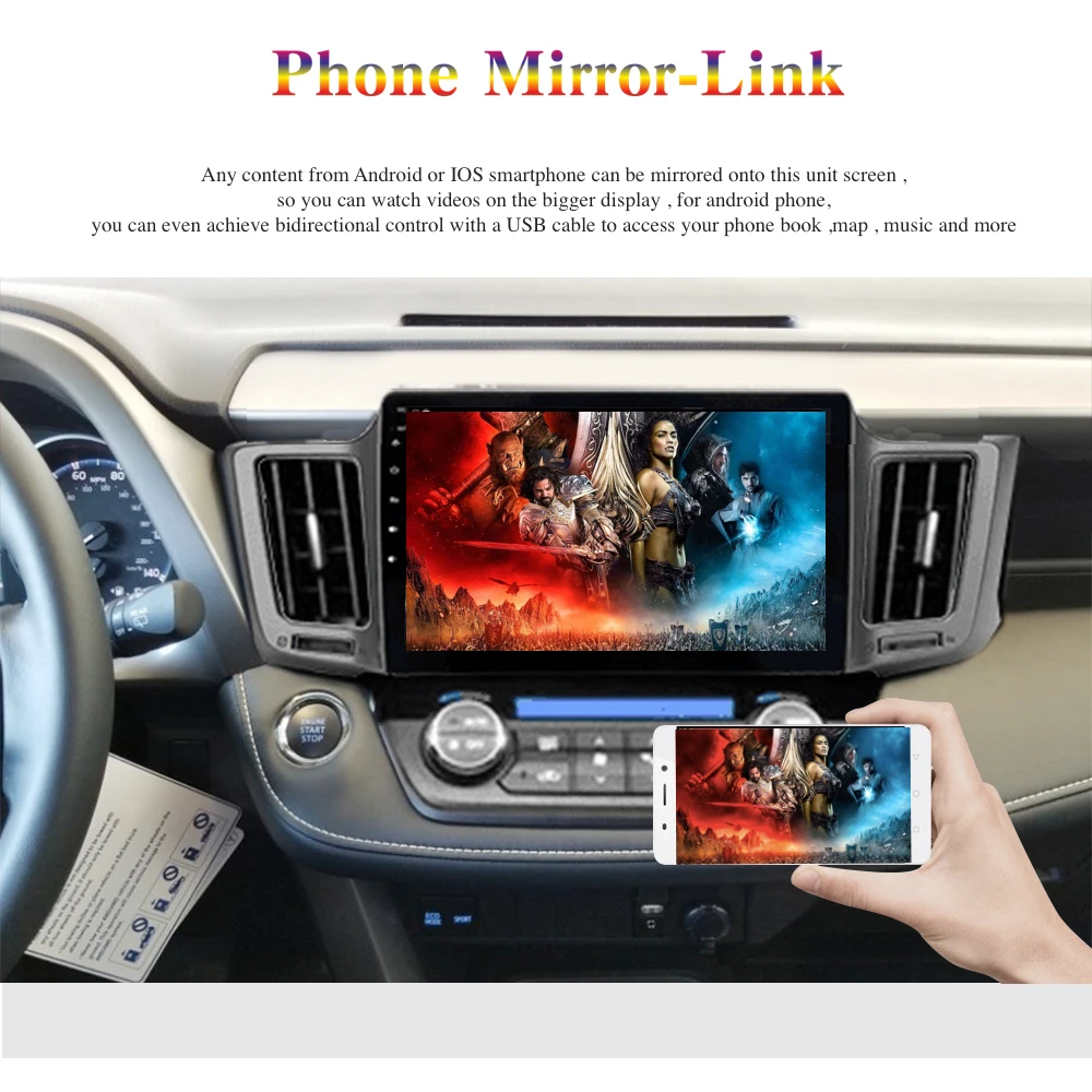 Discount Android 9.0 Car Radio 2 Din GPS Navi for Toyota RAV4 2013 - 2018 PX6 Built-in DSP IPS Screen 4Gb+64Gb 6-Core RDS WIFI Bluetooth 2 Discount Android 9.0 Car Radio 2 Din GPS Navi for Toyota RAV4 2013 - 2018 PX6 Built-in DSP IPS Screen 4Gb+64Gb 6-Core RDS WIFI Bluetooth 2