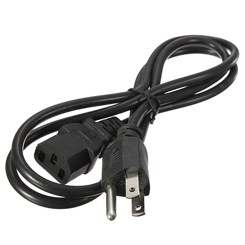 

EU US AU UK Plug 1.2m AC Power Supply Cable Cord 3 Prong Laptop Power Cable Cord Laptop Charger Adapter Power Cable