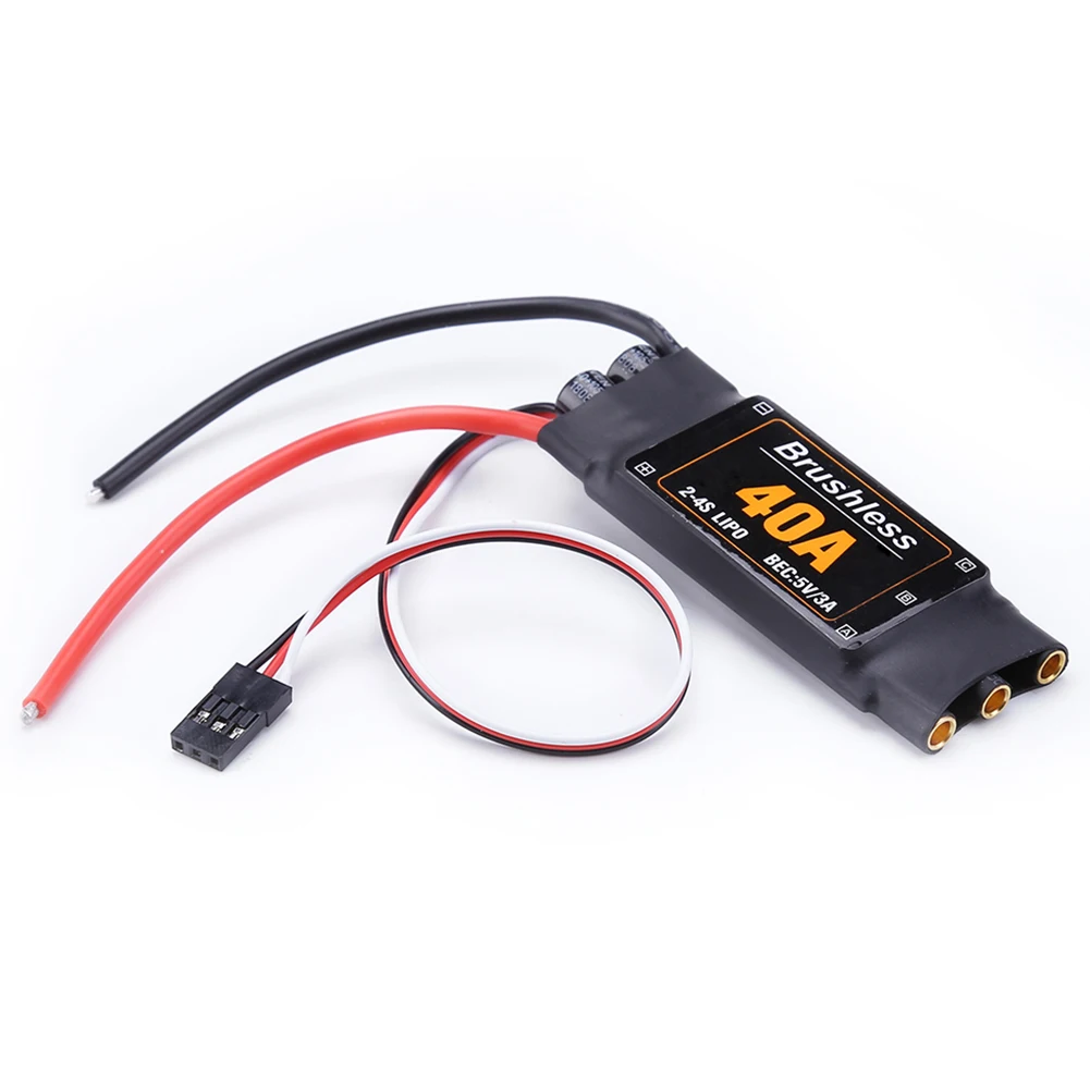 

40A Helicopter Airplanes Parts Accessories Components Multicopters Speed Controller Quadcopter Brushless ESC RC Toys Durable FPV