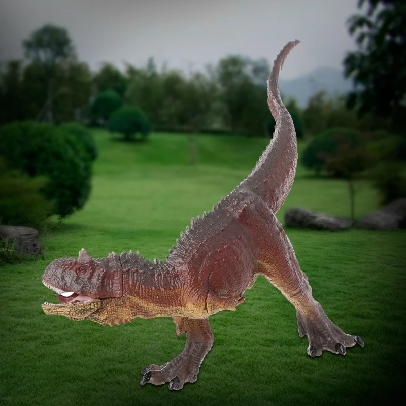 

Carnotaurus Dinosaur Action Figure Toys Hand Puppet Kids Educational Model
