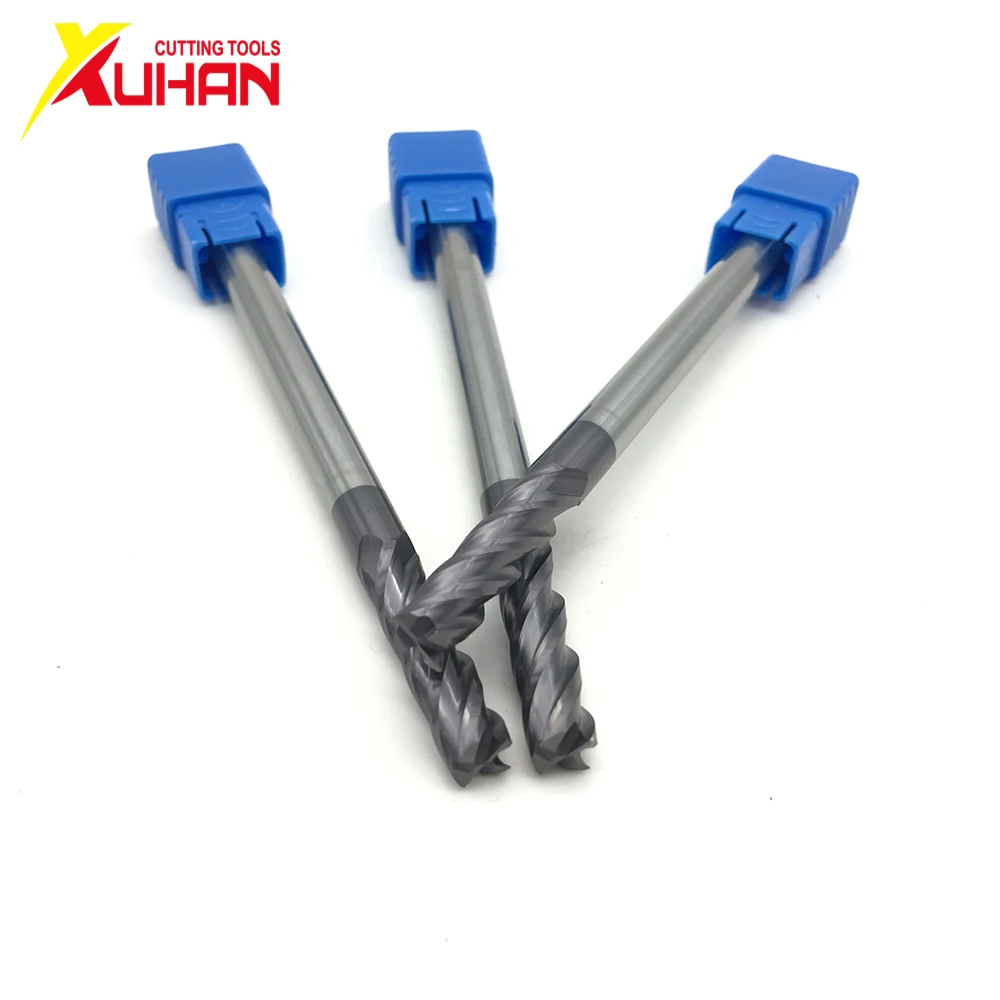 4 флейты hr6.0 * 6D 100L HRC50 фрезерный станок с ЧПУ твердосплавная фреза Вольфрамовая