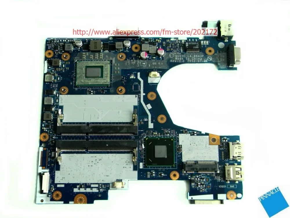 NBSH711001 Motherboard for Acer  Chromebook C710 Q1VZC LA-8943P /w 847 CPU