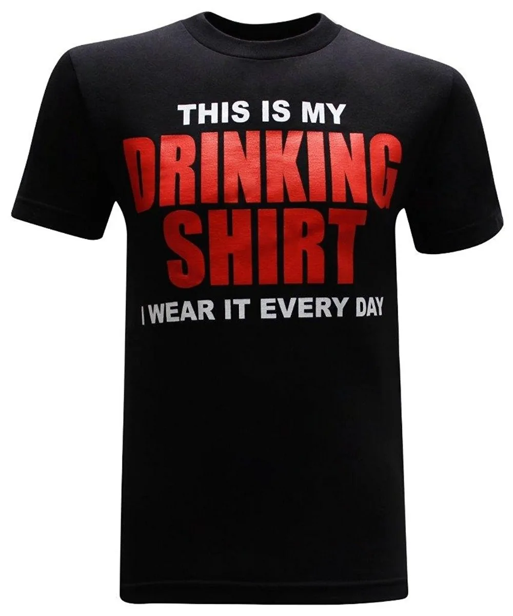 Качественные рубашки новый стиль это мой drinking Shirt забавные Мужские Футболка Веселая экипажа шеи с коротким рукавом Футболка Качественные рубашки новый стиль это мой drinking Shirt забавные Мужские Футболка Веселая экипажа шеи с коротким рукавом Футболка