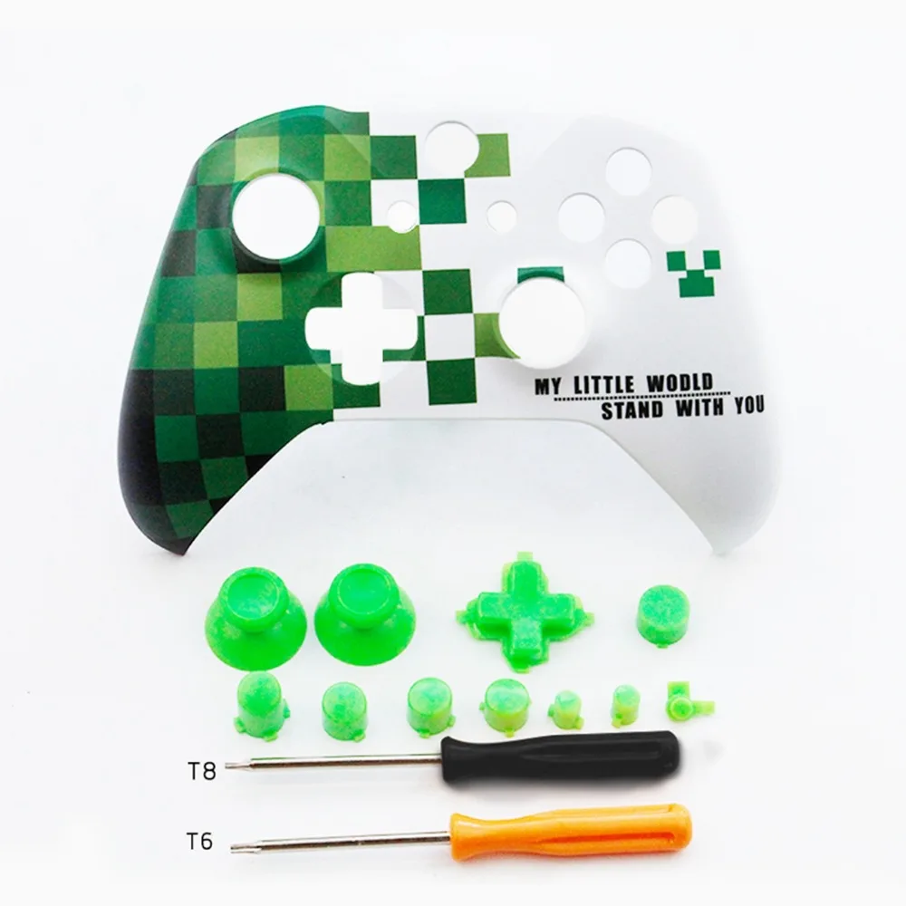 Сменная Крышка корпуса Лицевая панель для Xbox One S SLIM/X контроллер Оболочка Чехол Аксессуары для геймпада