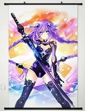 

Anime Poster Hyperdimension Neptunia Neptune Noire Wall Scroll Printed Painting Home Decor Japanese Cartoon Decoration Poster