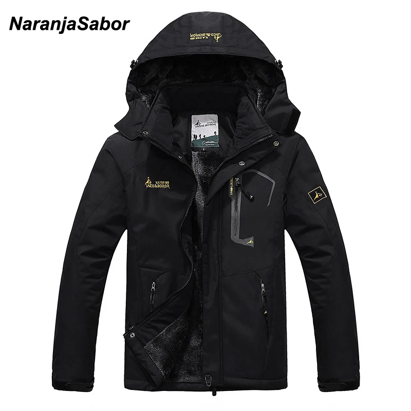 NaranjaSabor 2020 Autumn Winter Mens Jackets Fleece Thick Men's Coat Windbreaker Breathable Waterproof Male Mens Clothing 6XL NaranjaSabor 2020 Autumn Winter Mens Jackets Fleece Thick Men's Coat Windbreaker Breathable Waterproof Male Mens Clothing 6XL