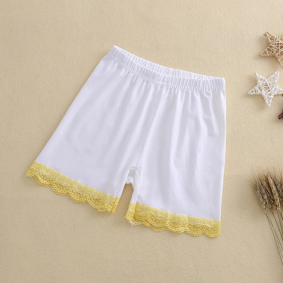 Girls Summer Clothing Candy Color Lace Panties Kids Lovely Safety Underwear 3 Piece Lot SCH4033 SheeCute