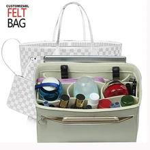 Fits Speedy 25 30 35 40 Neverfull Felt Insert Bag Organizer Bag In Bag Handbag Purse Organizer withDetachable Middle Compartment Fits Speedy 25 30 35 40 Neverfull Felt Insert Bag Organizer Bag In Bag Handbag Purse Organizer withDetachable Middle Compartment