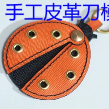 

designer leather craft template ladybird eyelet hole key ring decoration die cutting knife mould diy hand machine punch tool set