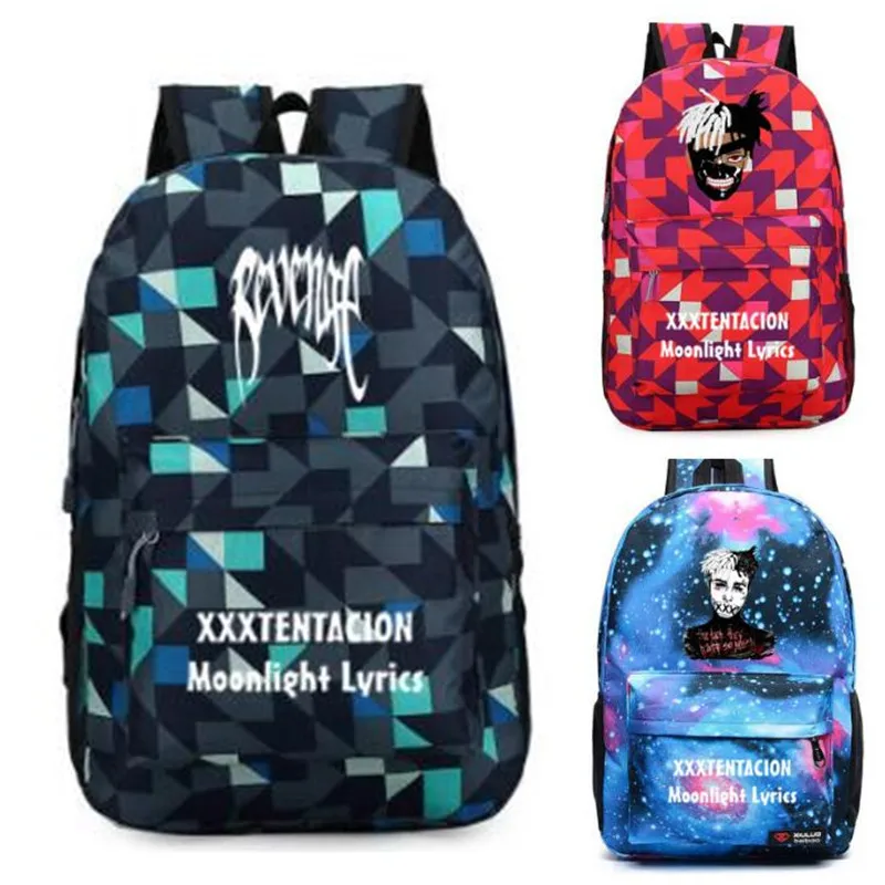 Rapper Xxxtentacion Music School Bag Backpack Men Women Unisex Boys
