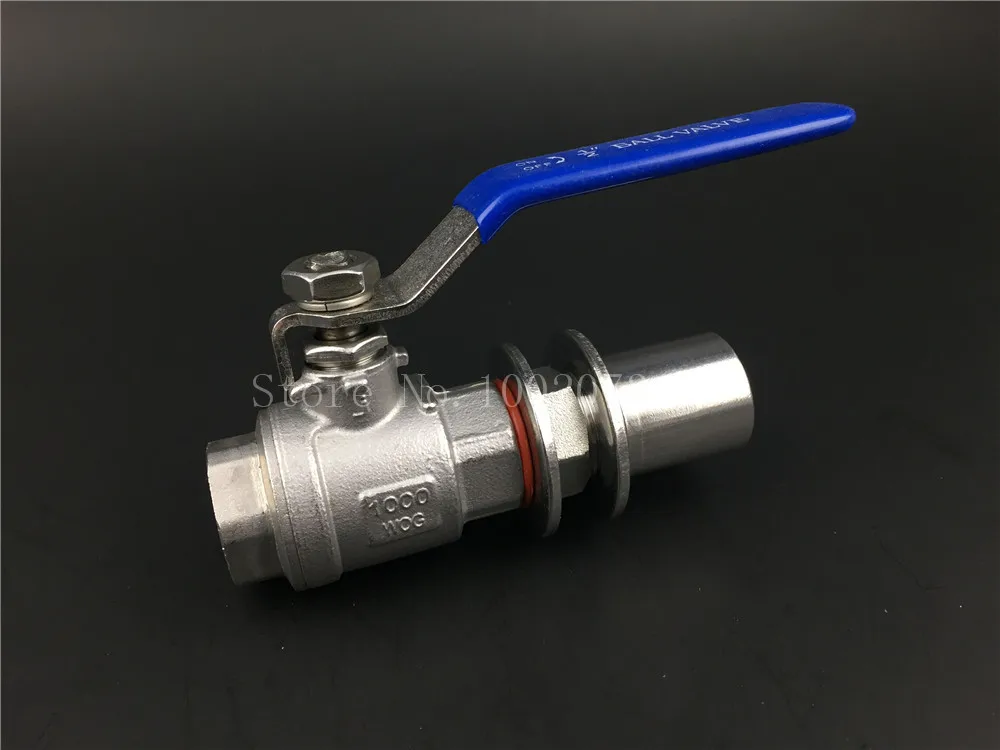 Buy Stainless Steel Weldless Kettle Ball Valve kit