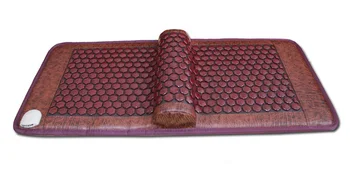 

2016 New Arrival Tourmaline Mat with Ochre Infared Therapy, Electric Heated Jade Mattress with PU Leather Free Shipping