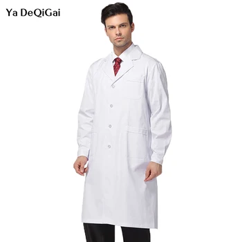 

High Quality Lab Jacket Medical Clothing Dentist Shirt Doctor Nurse Uniform Pharmacy Lab Coat Medical Clothing New Men and Women