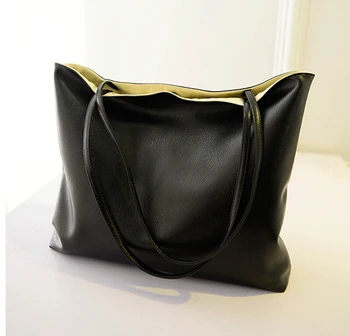 

Fashion new women's vintage handbag brief one shoulder big bags large capacity bag h-5698