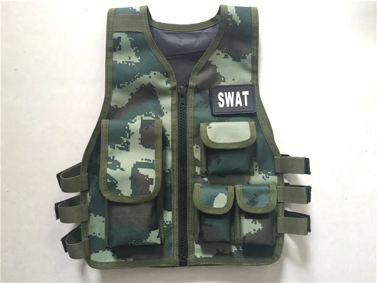 Черный жилет Ripstop для косплея детский тактический игр и тренировок скаутинга |