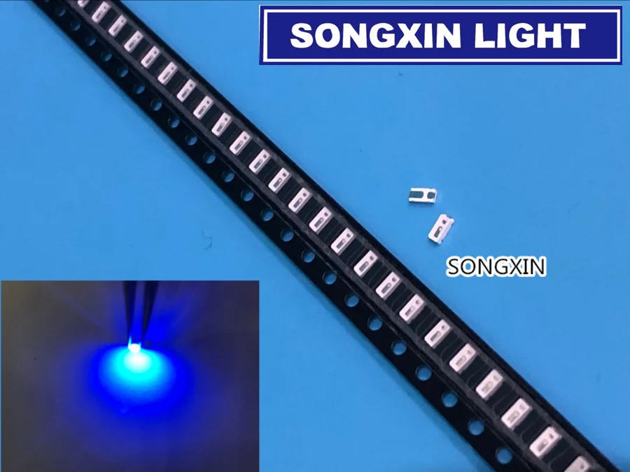 100 шт./лот 5 цветов 3014 SMD светодиодный супер яркий красный/зеленый/синий/желтый/белый прозрачный СВЕТОДИОДНЫЙ светильник