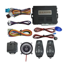 BANVIE 1 способ Автомобильная сигнализация с дистанционным запуском двигателя и кнопка запуска и остановки