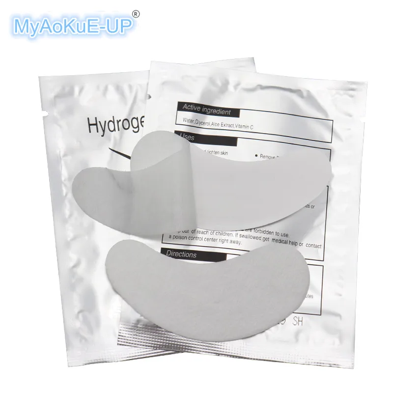 

200pairs newest hydrogel eye patches size 7.6 x 2.9 cm for eye lashes eye gel patch