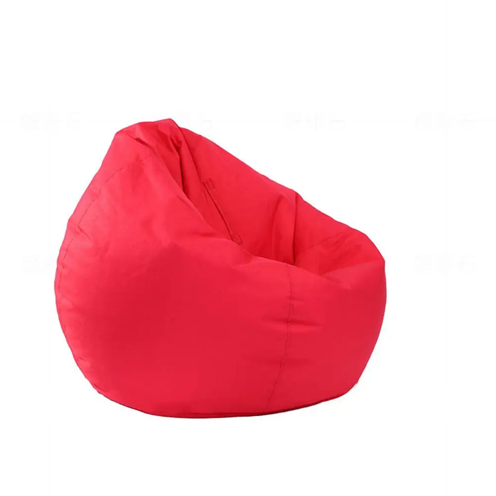 Adeeing водонепроницаемый чучело хранения животных/игрушка Bean мешок сплошной цвет Оксфорд крышка стула Beanbag(наполнение не входит в комплект - Цвет: red