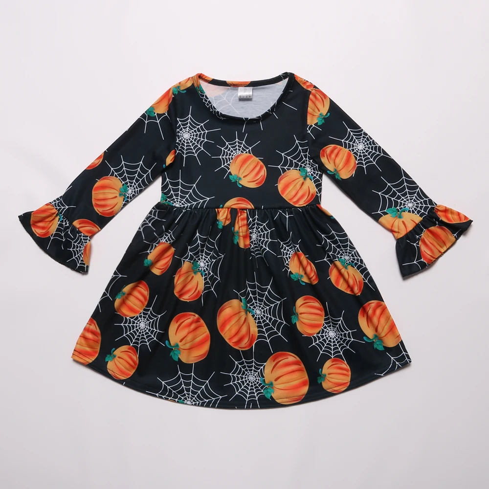 

Baby Girl dress pumpkin Pattern kids dresses for girls princess dress CONICE NINI girls Halloween Outfit kids dress