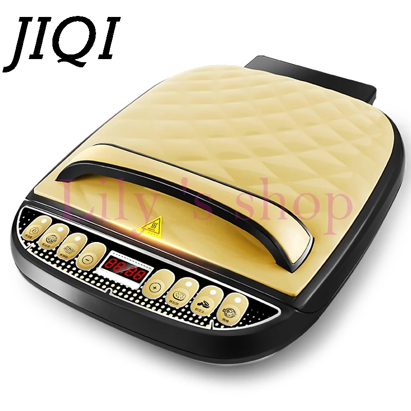 

DMWD Multifunction Electric Crepe Maker Double-Plates Heating Steak Frying Pan BBQ Grill Skillet Pancake Pizza Baking Machine EU