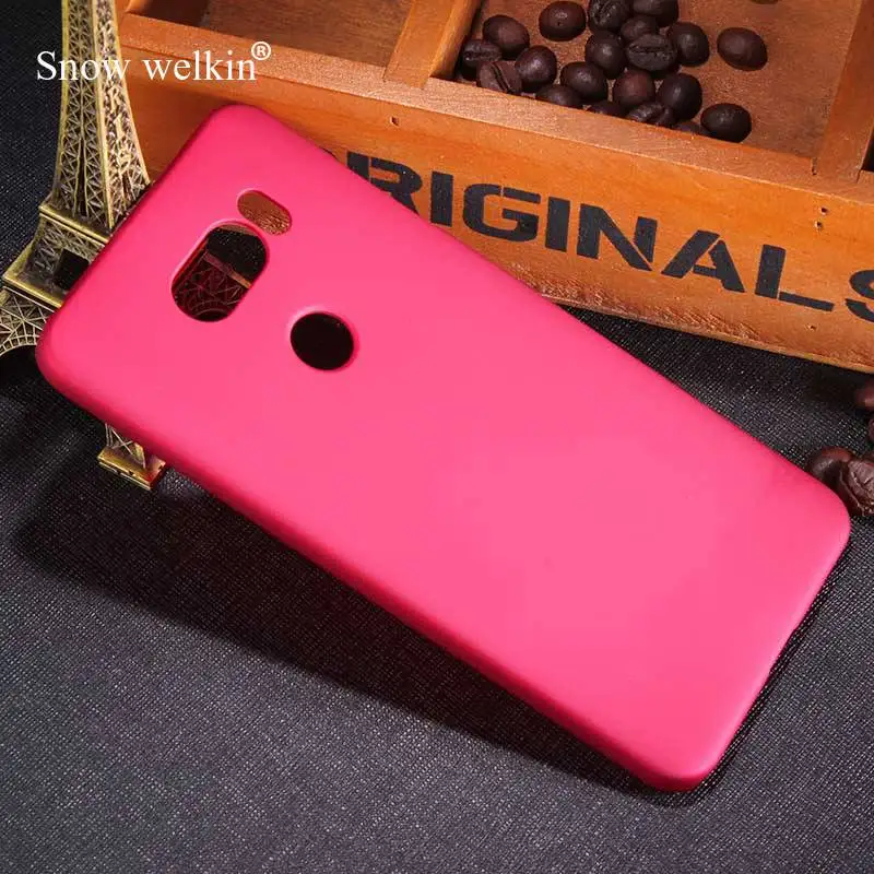 Роскошный прорезиненный матовый пластиковый жесткий чехол Snow Welkin для LG V30 / + V35 V30S