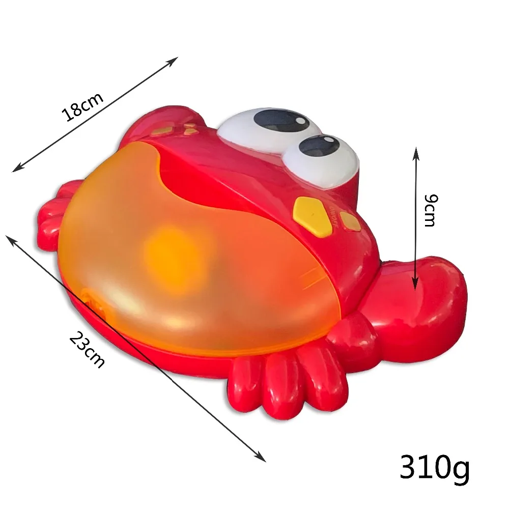 Есть Lfgb детский банный пузырь игрушка пузырь Краб устройство для мыльных пузырей с детской рифмой Ванна