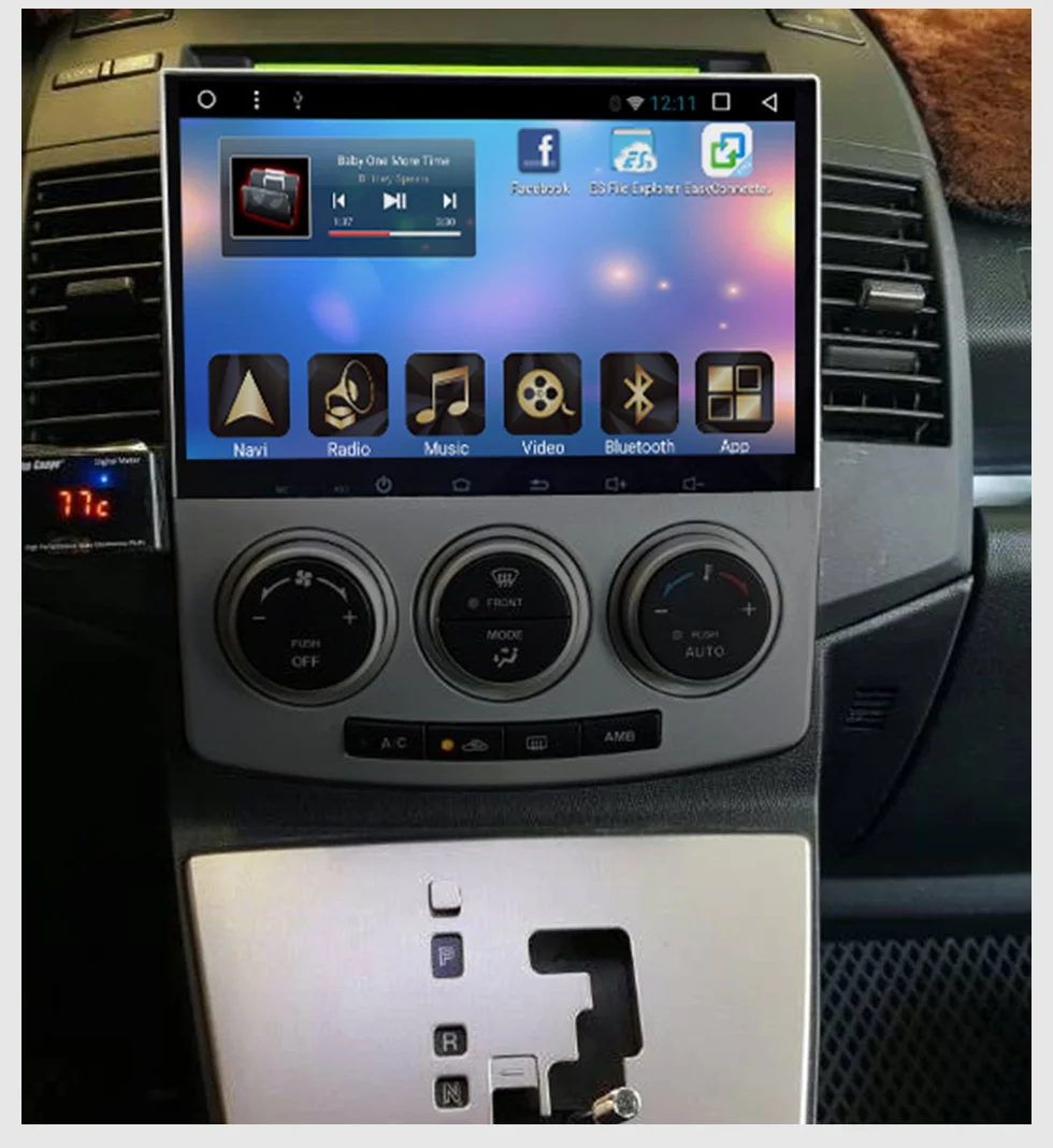 Top Seicane Android 7.1 9 inch full Touchscreen Bluetooth Car Radio GPS Navigation for 2005-2010 Old Mazda 5 with 8 core 32G FM WIFI 6