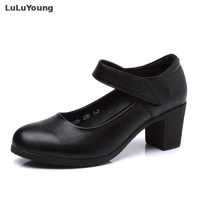 Genuine Leather Women Shoes High Heel Pumps Quality Shoes|women shoes ...