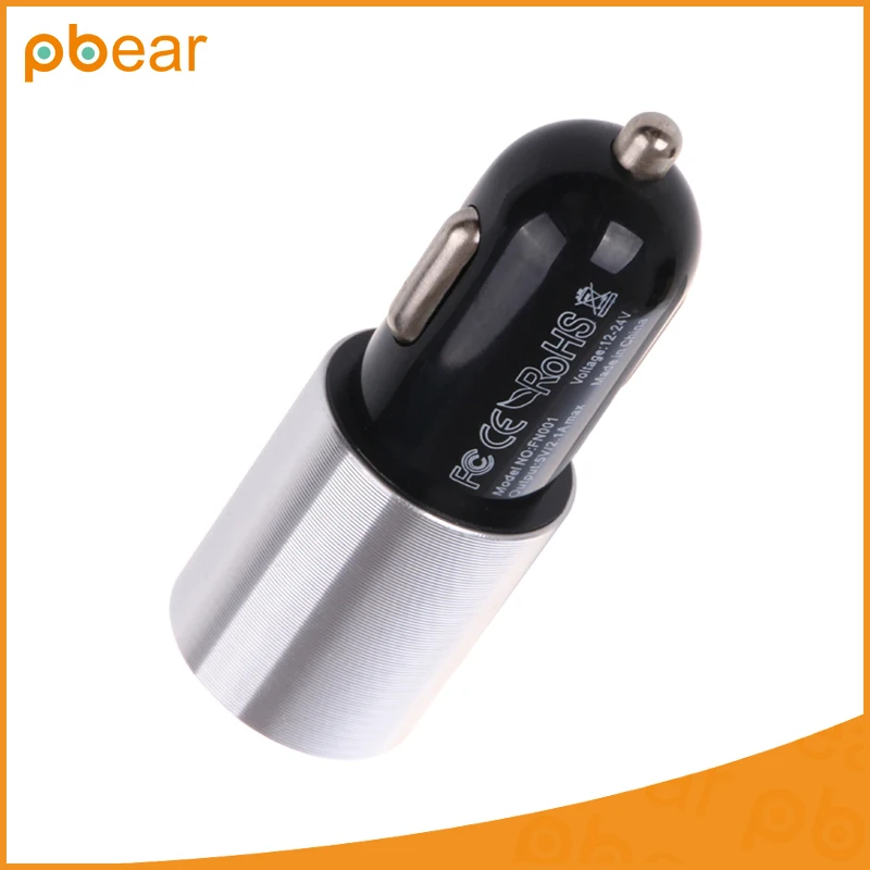 Image Pbear 1A+2.1A Rapid Dual Ports Power Bank USB Emergency Escape hammer Car Charger Adapter for USB Cable for iPhone,Samsung