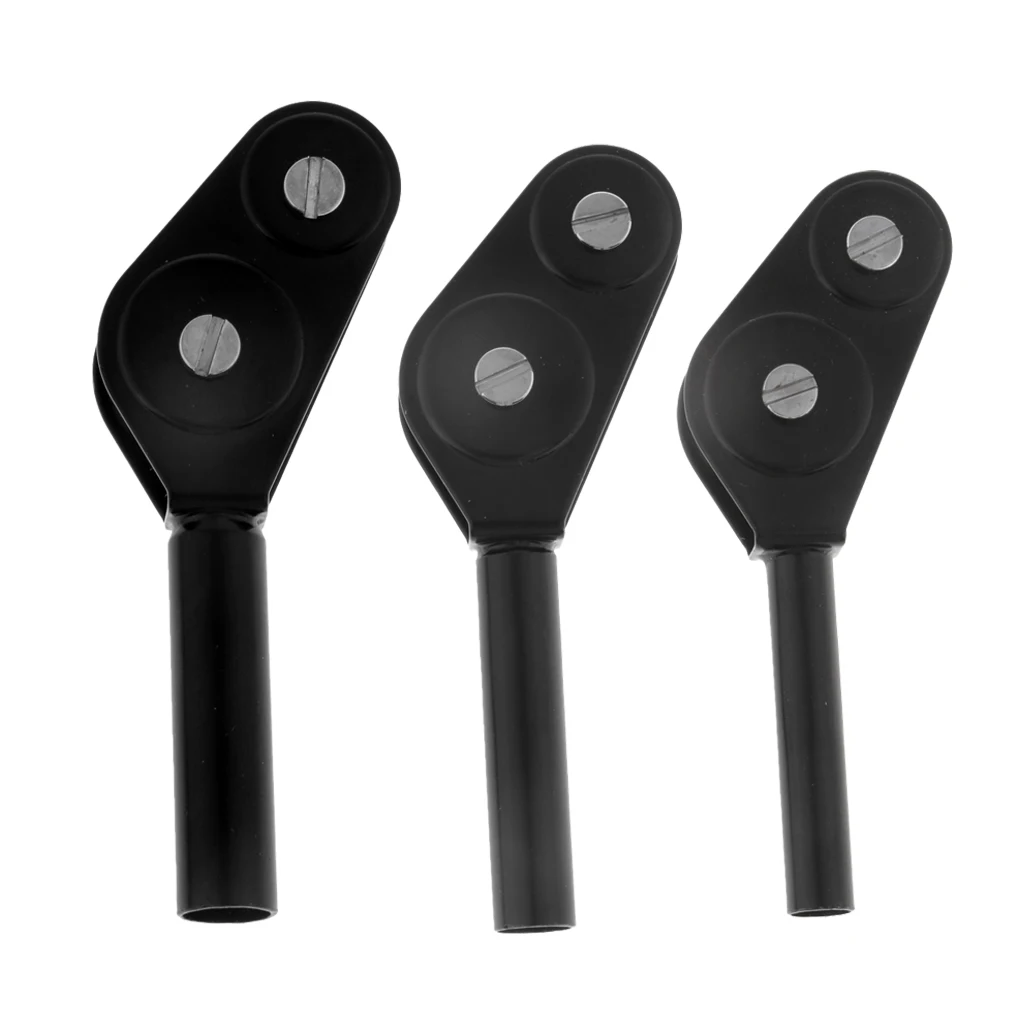 3pcs Heavy Duty Roller Fishing Rod Guides Set , Rod Building or Repair, 5mm 6mm 7mm